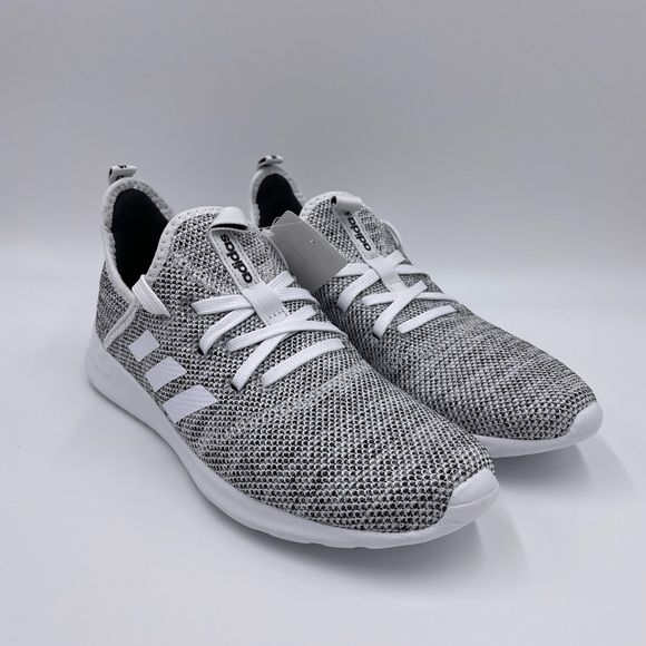 Adidas Cloudfoam Pure White / Gray Womens Shoes - Picture 6 of 8